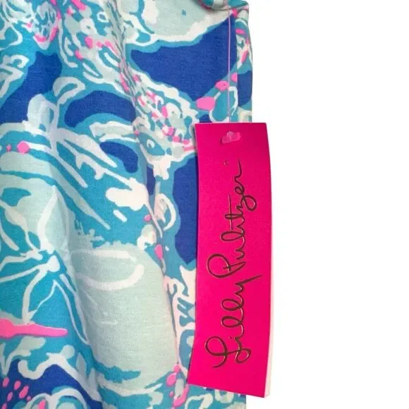 NWT Lilly Pulitzer Margot Tank Top Size S Blue Haven Pop Up Into The Deep Preppy - Picture 6 of 9